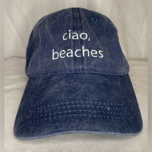 Ciao, Beaches Women’s Adjustable Denim Hat Never Worn